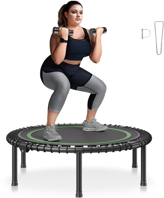 VEVOR Mini Fitness Trampoline Training Trampoline Volwassenen 1027mm 150kg Opvouwbaar