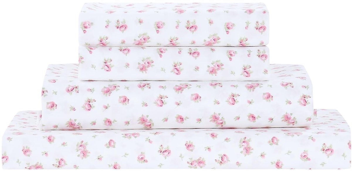 Unyqoos Luxe ivoorkleurige microvezel beddenset met diepe hoeslaken en kussensloop