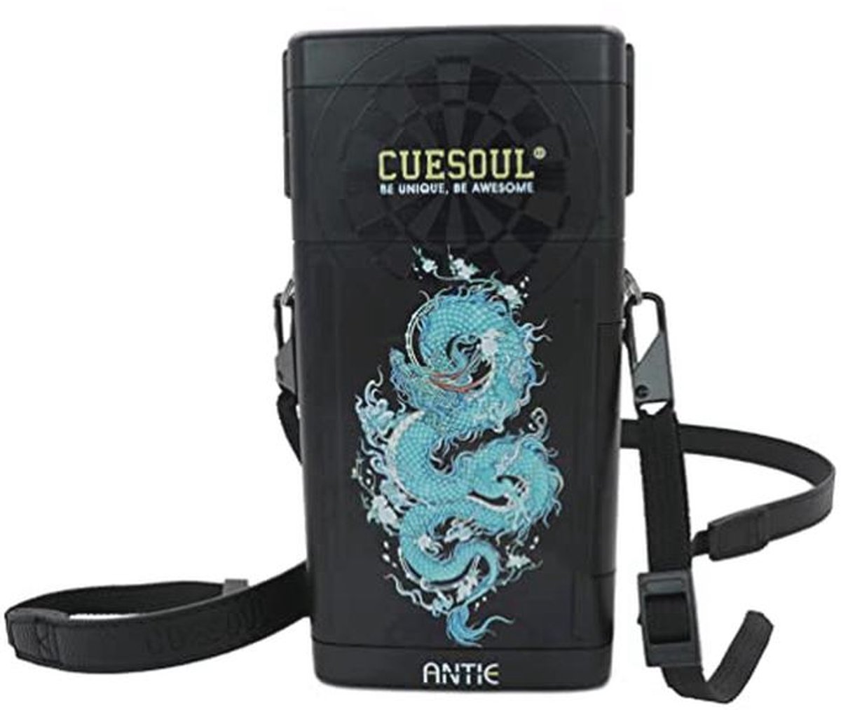 Dartcase voor 6 darts en accessoires met mythologische symbolen - Duurzaam