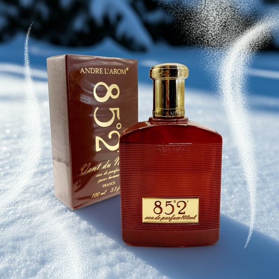 FEESTDAGEN TIP - Luxe Franse Eau de Parfum - Vent du Nord 852 - een heerlijke zeer populaire houtachtige Franse geur - met Sandelhout, en Ceder - met gratis verrassing.