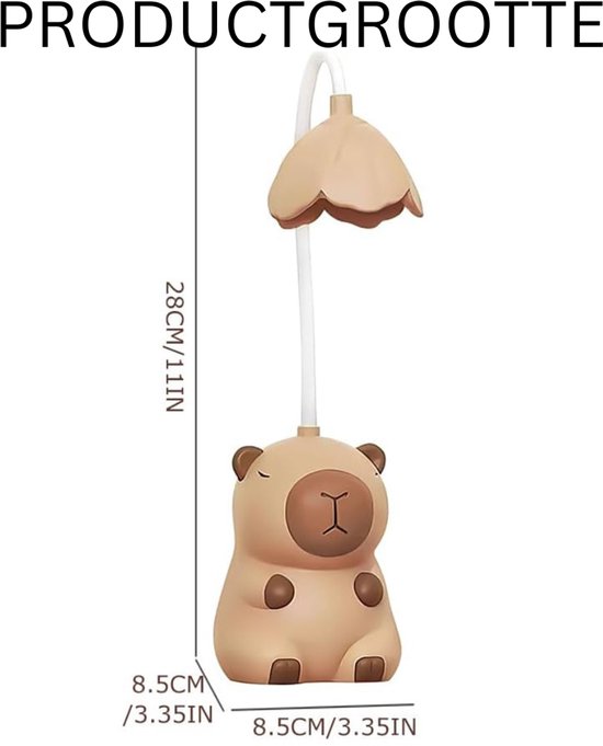 White-Label® Bureaulamp Kinderkamer - Tafellamp - Daglichtlamp — afbeelding 2