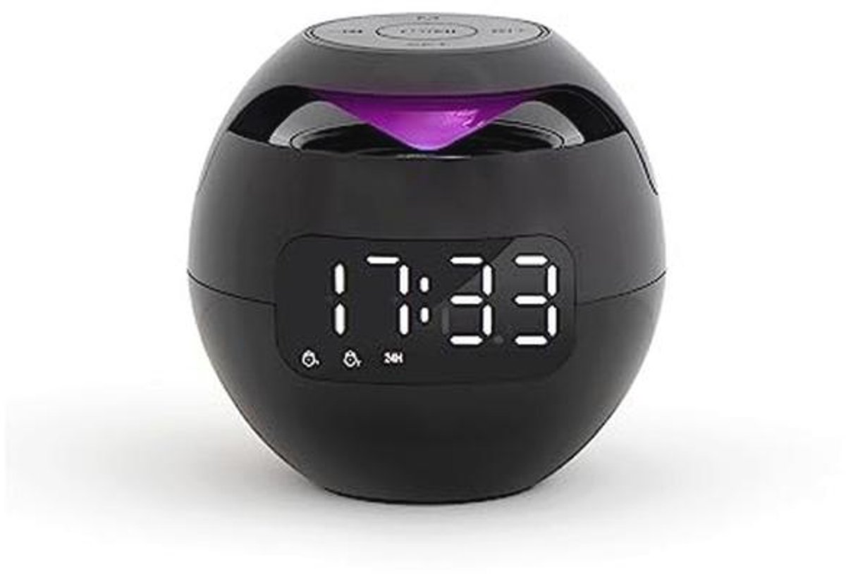 Bluetooth Wekkerluidspreker 2 in 1 - Oplaadbaar met Microfoon en 3 Uur Batterijduur