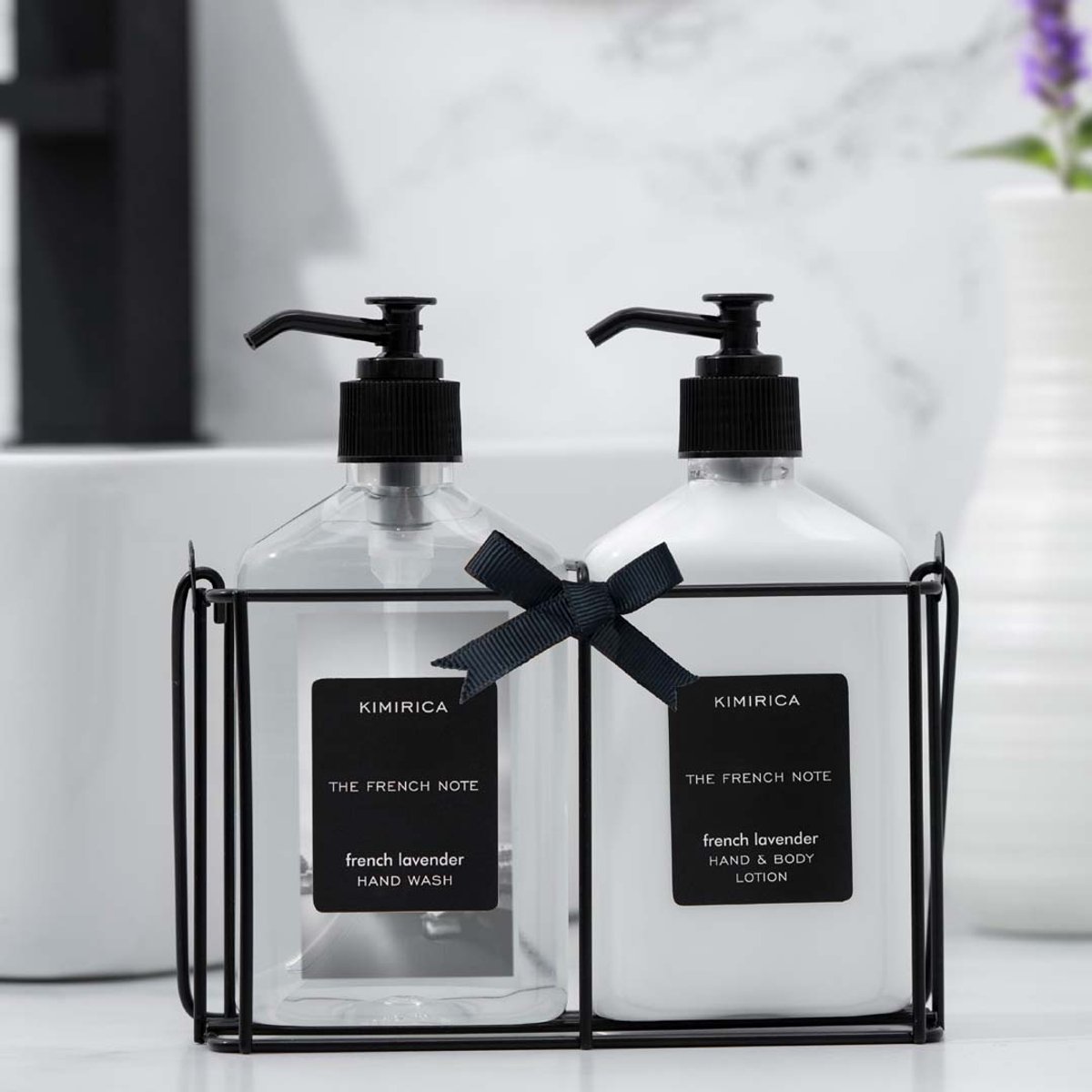 KIMIRICA THE FRENCH NOTE HANDWASH & HANDLOTION 2x270ml CADDY