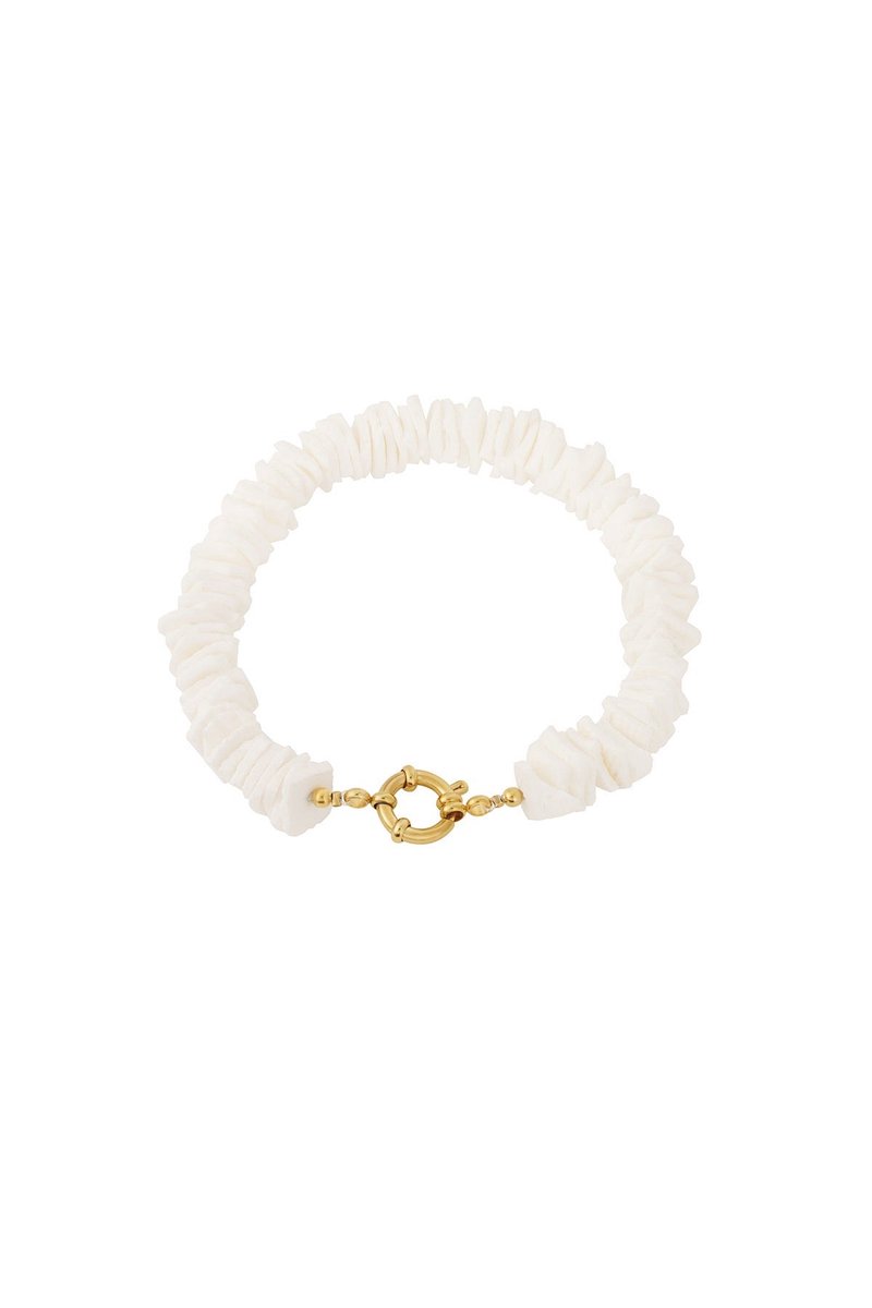 Shell Bliss Armband- wit