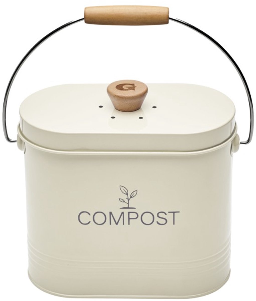 Guillouard - compostemmer - 3 liter - beige - met filter