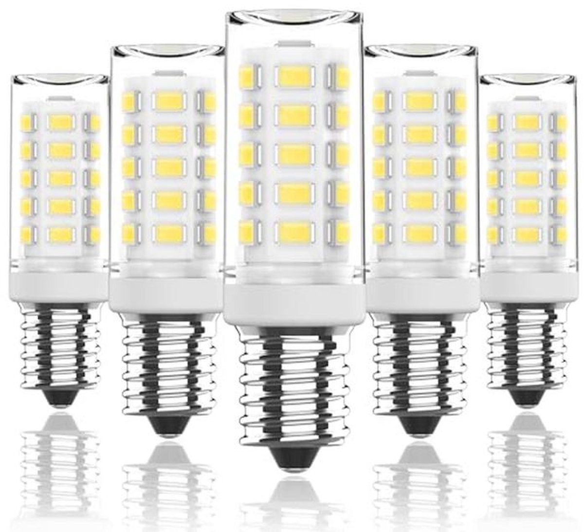 E14 LED Lamp 3W 350lm Koudwit 6000K - Vervanging voor Gloeilampen en Halogeenlampen - Set van 5