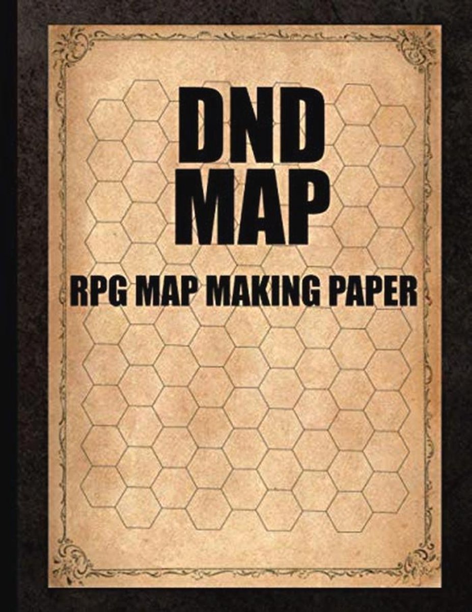 RPG Kaart: Maak je Eigen Avonturen met Hexagonale Bladen