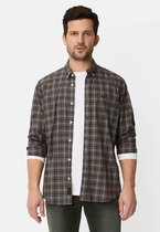camel active Shirt met lange mouwen in zuiver katoen - Maat menswear-4XL - Geel