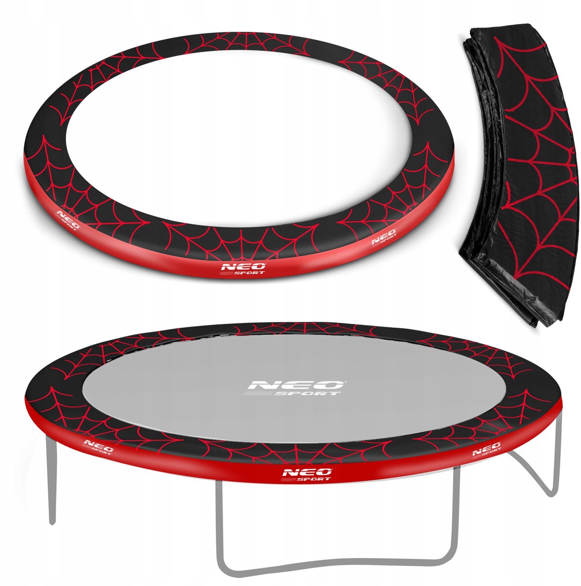 Trampoline Veiligheidsrand 183cm (6ft) - Stevig PVC met Schuim