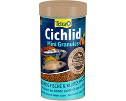 Tetra Cichlid Mini Granules - Vissenvoer - 250 ml