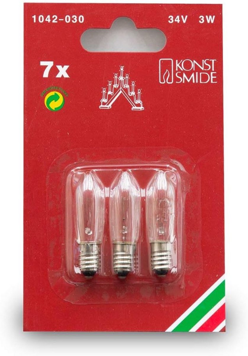 LED Lampen G9 – 3 Watt – 34 V – Pack van 3 – Transparant – Warm Wit Licht