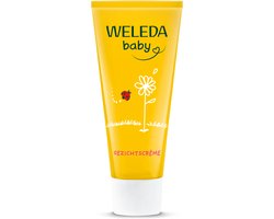 WELEDA Baby Gezichtscrème - Calendula & Kamille - Hydrateert & Voedt Intensief - 100% Natuurlijke Ingrediënten - 50ml