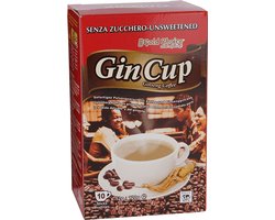 Gold Choice Gin Cup Ginseng Coffee Ongezoet - 10 x 12g