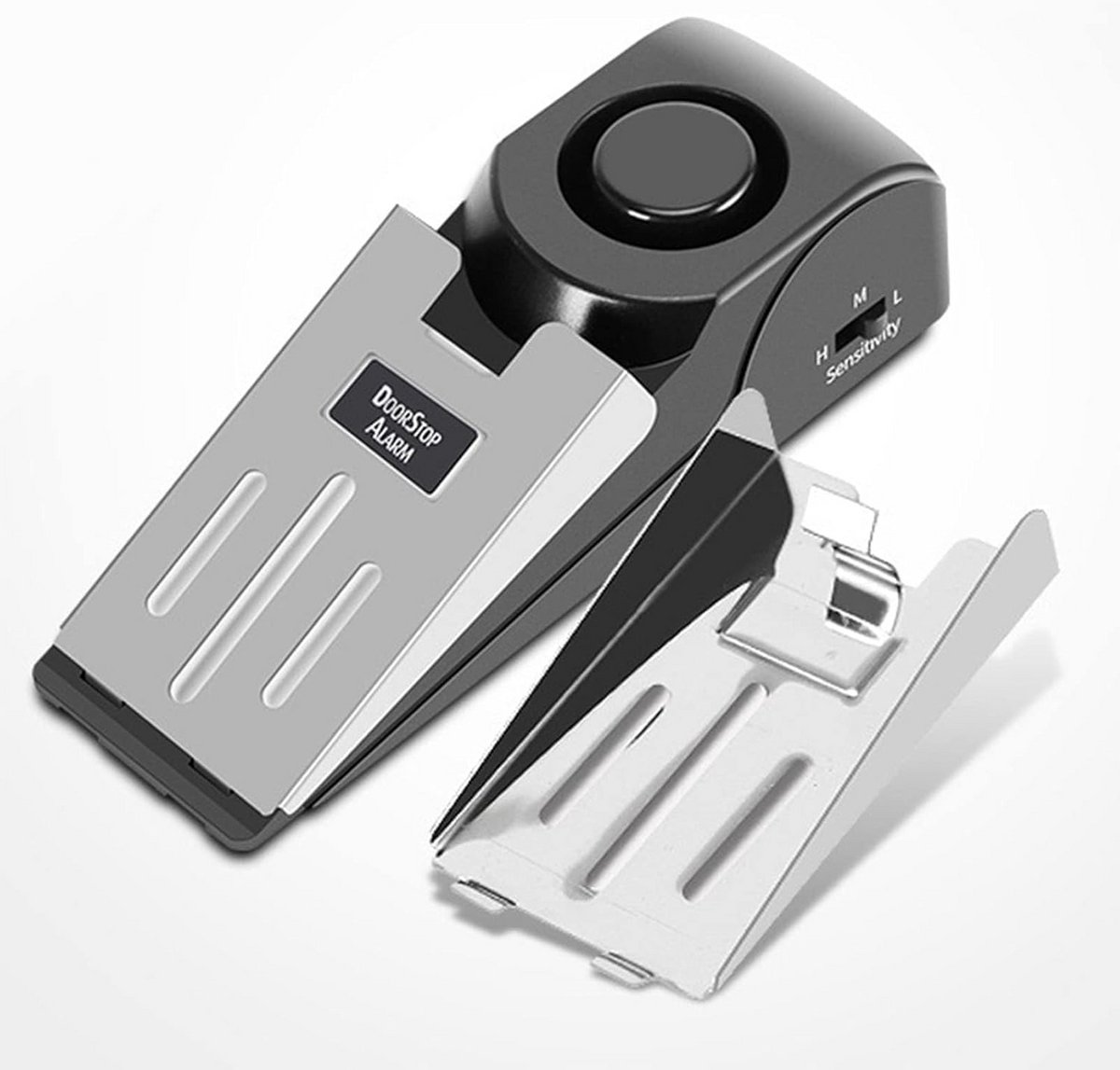 Deurstopalarm 120 dB – 2 stuks – Regelbare gevoeligheid – Veiligheid voor thuis & reizen