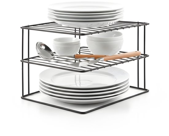 Tomado Metaltex - Palio Plate Rack - Noir mat