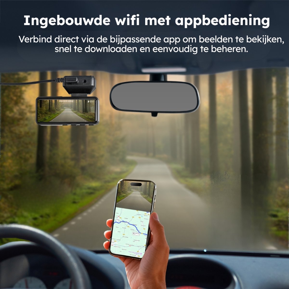 Faas Dashcam - Incl. GPS functie - met 64GB SD - 4K Full HD thumbnail 3