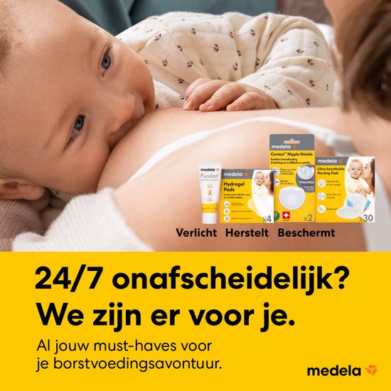 Medela Koeltas Moedermelk flesjes - Medela flesjes passen perfect - met 4 Medela flesjes en koelelement