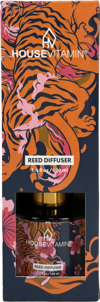 Reed Diffuser Geurstokjes 100ml – Kruidig- Luxe Geurverspreider van Glas met Zwarte Stokjes – Fris & Vrolijk Design – Langdurige Geur – Perfect Cadeau voor Elke Gelegenheid — cadeau in Wonen & Interieur - foto 6