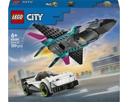 LEGO City Great Vehicles - 60489 - Straalvliegtuig vs. Sportauto