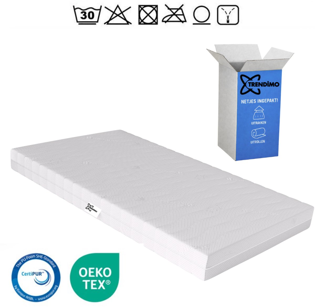 90x200x12 TOPMATRAS TOPPER LUXE - BAMBOO PANTERA