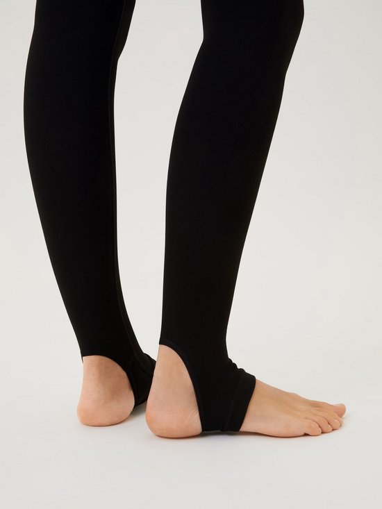Björn Borg - Dames - Sthlm Seamless Open Heel Tights - Groen/Multicolour/Zwart - Maat M / L van Merkloos — afbeelding 2