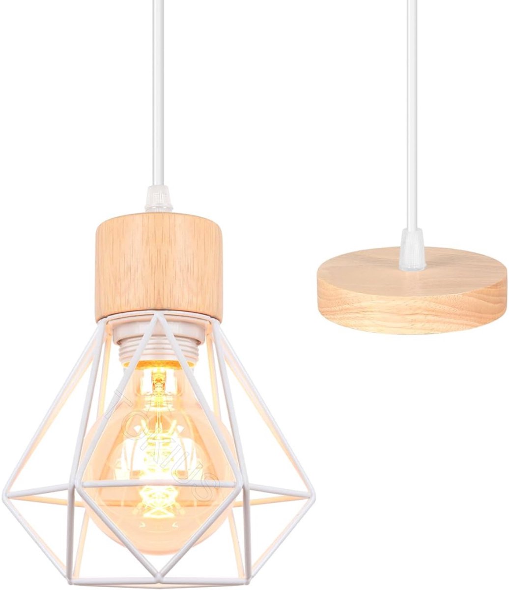 ZRSS® Eettafel Lamp - Hanglamp Eetkamer - Design Lamp Keuken en Slaapkamer - 16 cm - Wit