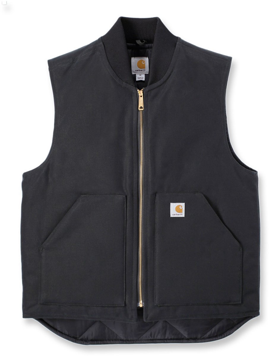 Carhartt Weste V01 Insulated Rib Collar Vest 106676 -XL Zwart