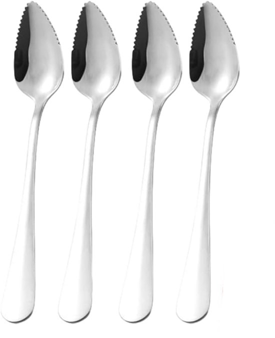 Mikikit Cuillère En Verre à Longue Manche 4 Pièces, Cuillère à Café Ronde Transparente, Résistante à Haute Température, Ergonomique, Pour Lait Et Desserts, Usage La Cuisine Quotidien