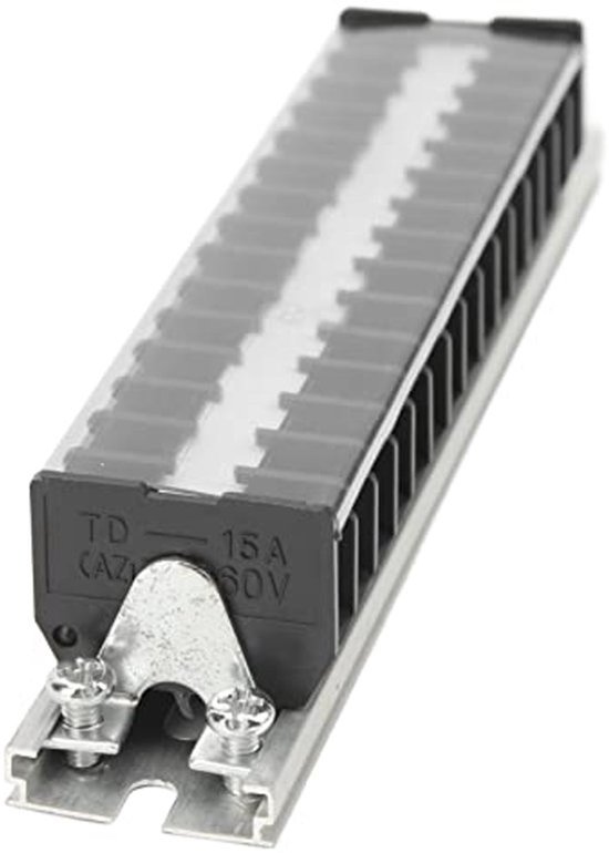 Rail Din Bornier 660V 15A, Couvercle Anti-Poussière À Double Rangée