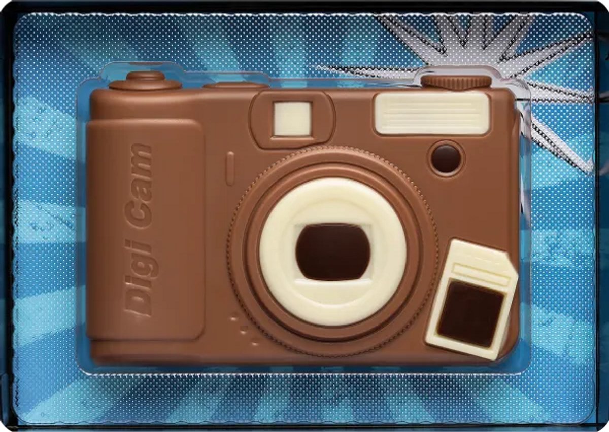 Chocolade Camera | Digi Cam | Chocolade | Cadeau | Melk | 70 gram