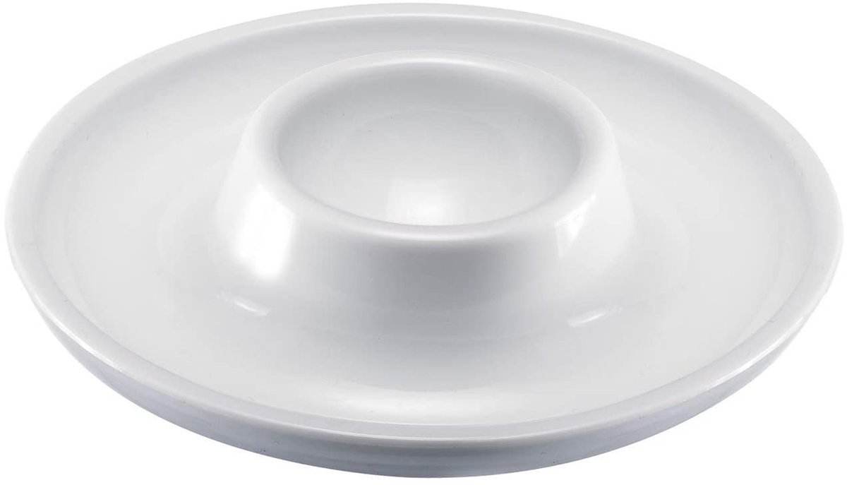 Unyqoos® Set van drie stapelbare eierdopjes voor gemakkelijk serveren en opbergen