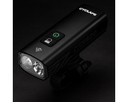 Cyclami Fietslamp LED - Inclusief Stuurhouder - Krachtige 2200 Lumen Fietslamp – Waterbestendig – 5 Modi – 4500 mAh – Bidirectioneel Laden – GoPro-Mount Compatibel