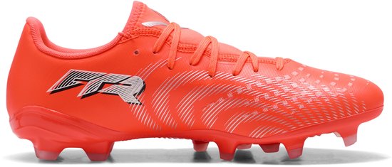 PUMA FUTURE 9 PLAY FG/AG Chaussures de Sport Unisexes - Glowing Red-PUMA White-PUMA Black-PUMA Silver