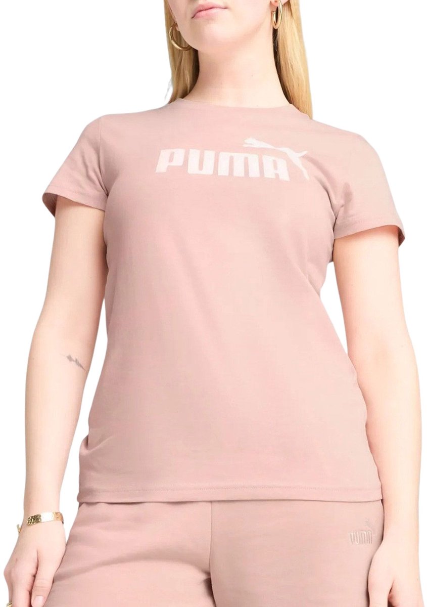 Puma ESS No. 1 Logo Shirt Dames Wit