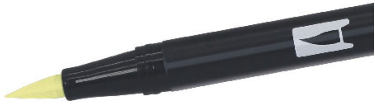 Tombow Brush pen - ABT 131 - Dual brushpen - Lemon Lime - Geel — afbeelding 3