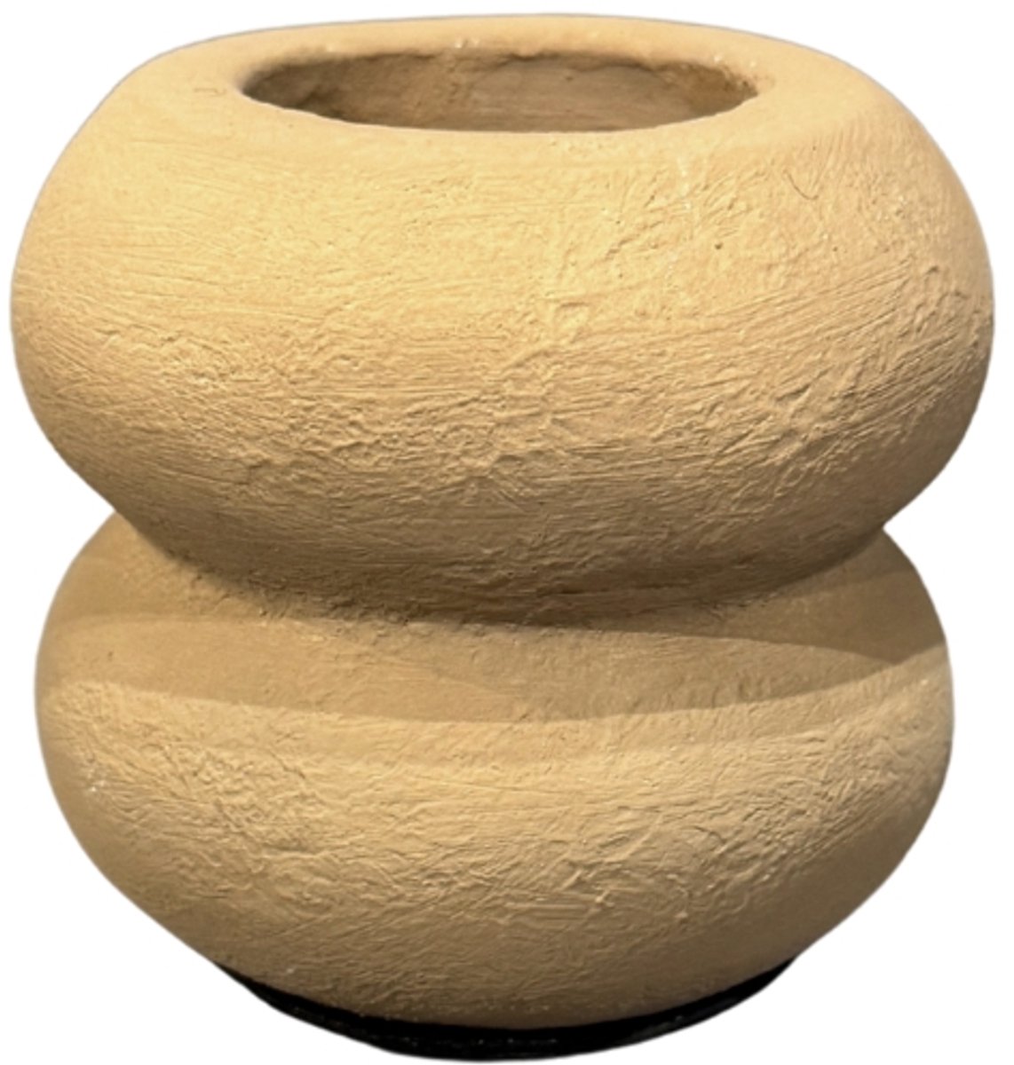 STILL - Waxinelichthouder – Theelicht – Rond – Dubbel - 10×8 cm – Butter