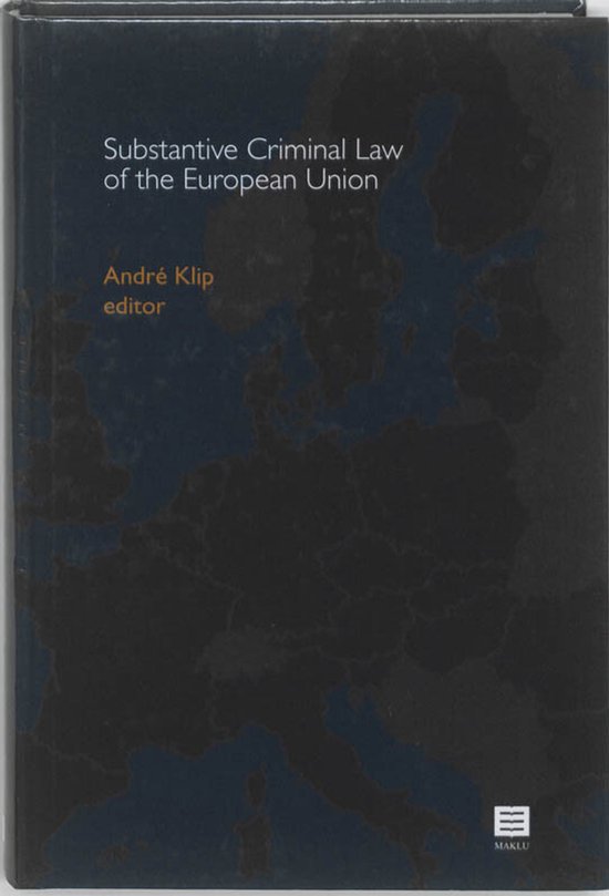 Substantive Criminal Law of the European Union - cover