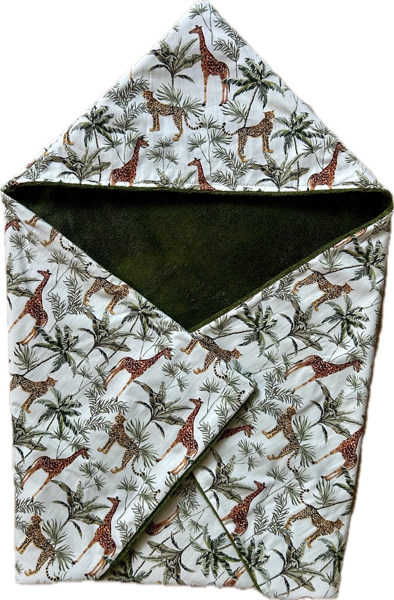 Julé Design wikkeldoek / omslagdoek army / jungle