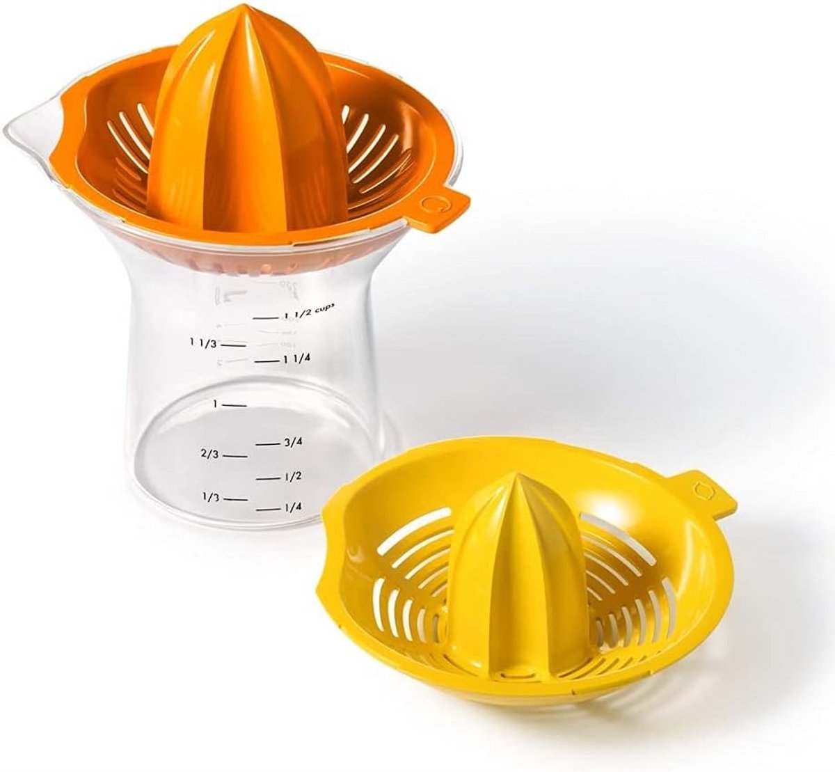 Famanu – 2-in-1 citruspers – -stijl handmatige juicer – voor, limoen en sinaasappel