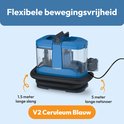 Blauwe vlekkenreiniger met 1.5 meter slang en 5 meter snoer.