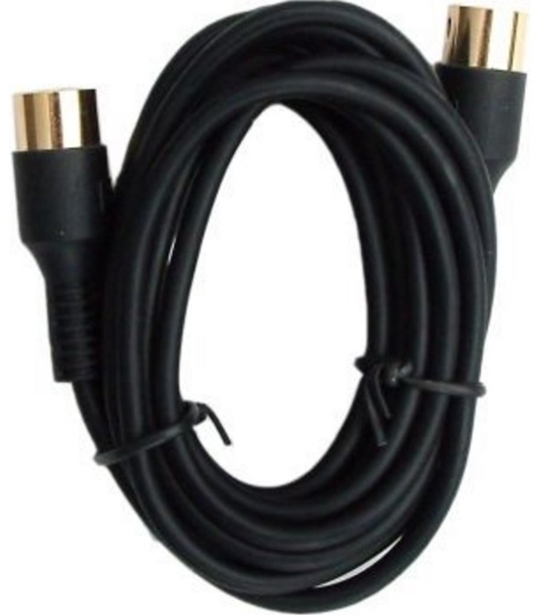 Cavus 8-pins DIN Powerlink PL8 kabel voor B&O / zwart - 1,8 meter
