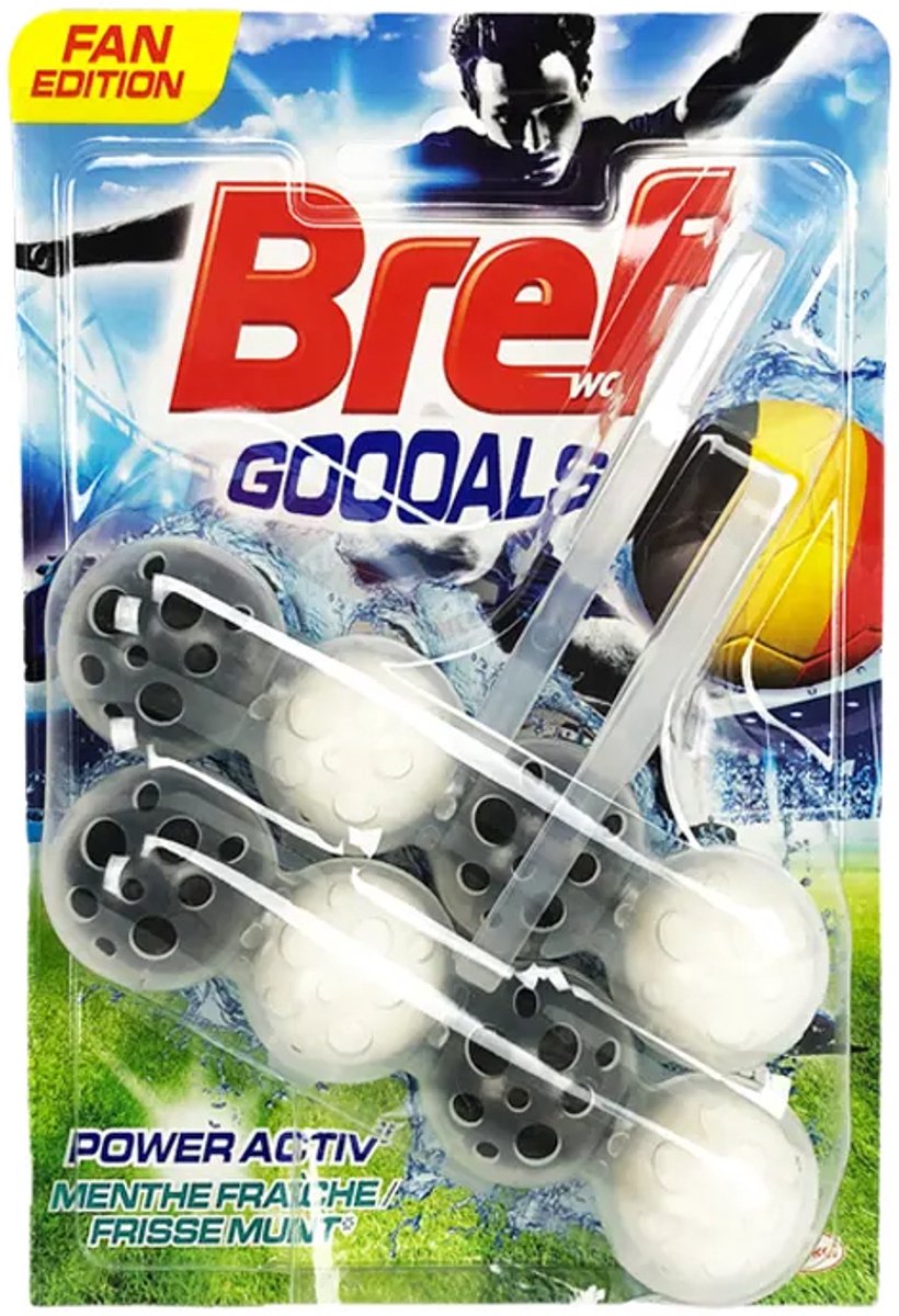 Bref Toiletblokje GOOOALS – 10 x 2 x 50g