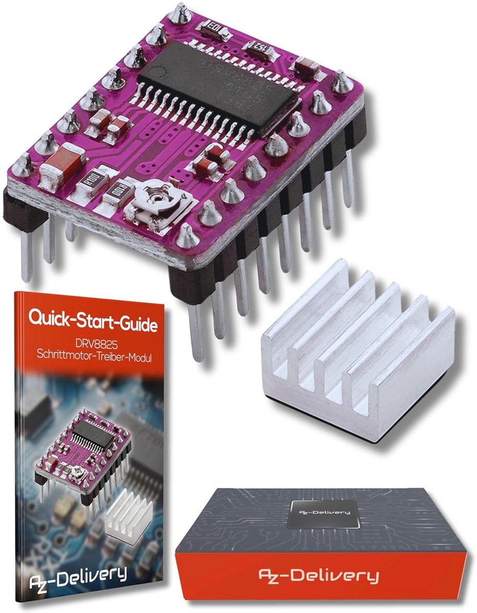 Stepper Motor Driver Module met Heatsink voor 3D printers, CNC en Arduino