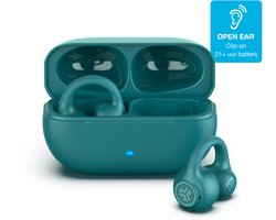 JLab Flex Sport Draadloze Oordopjes – Oortjes draadloos - Bluetooth 5 - 21 uur Speeltijd - IPX4 Waterbestendig - Aanpasbare EQ3 instellingen - Bluetooth multipoint - Google Fast Pair - Clip on design - Fitness - Hardlopen - Groen