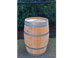Eiken houten wijnvat 225 Liter - regenton - 95 cm. hoogte