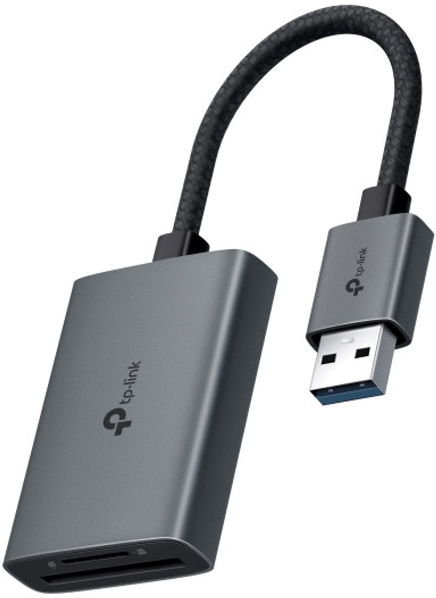 TP-Link UA430 geheugenkaartlezer USB 3.2 Gen 1 (3.1 Gen 1) Type-C Grijs