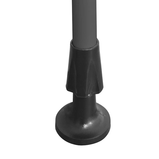 vidaXL - Luifel - handmatig - uitschuifbaar - met - LED - 400 - cm - blauw - en - wit
