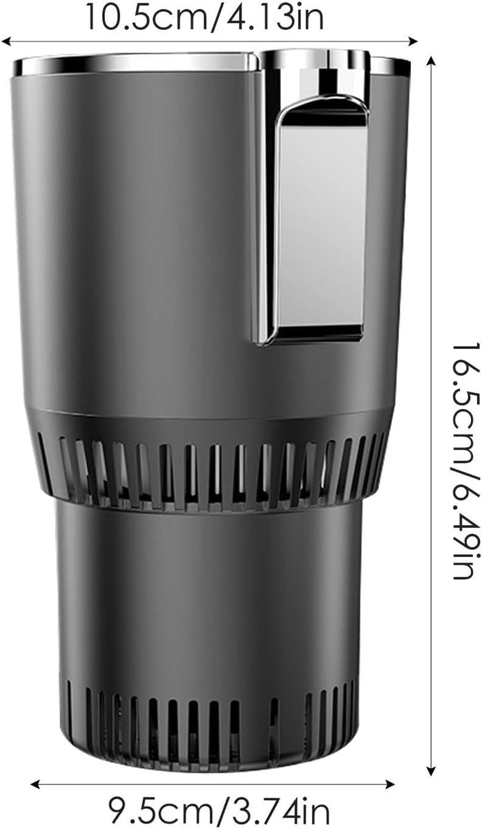 Draagbare 12V autowaterkoker, waterkoker, kleine elektrische reiswaterkoker, koffieverwarmer en koeler, mini elektrische thee- en koffiemok voor forenzen/roadtrippers, water, dranken van Merkloos — afbeelding 5