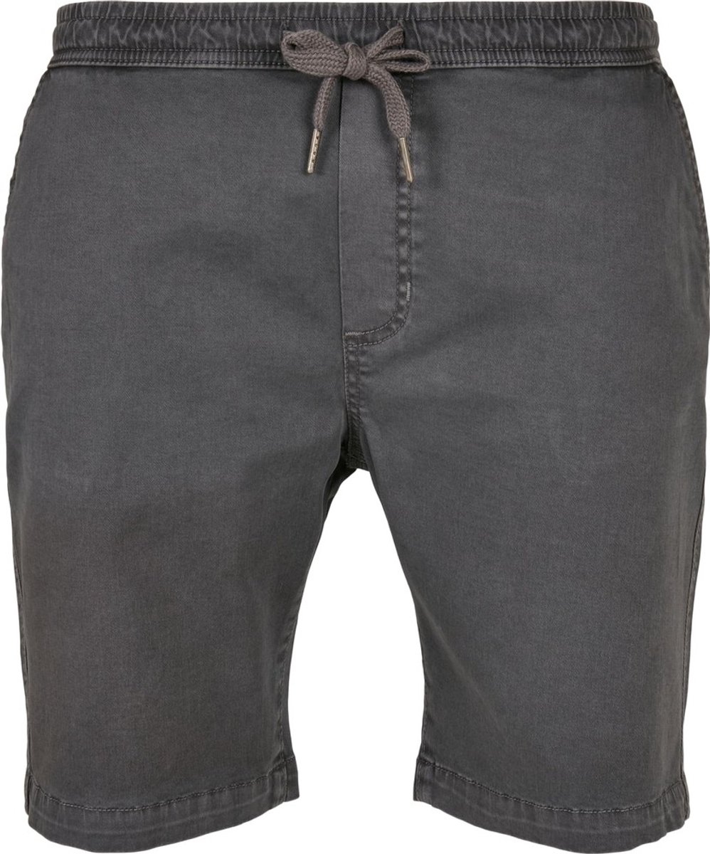 Urban Classics Stretch Twill Joggshorts Korte broek XS Grijs