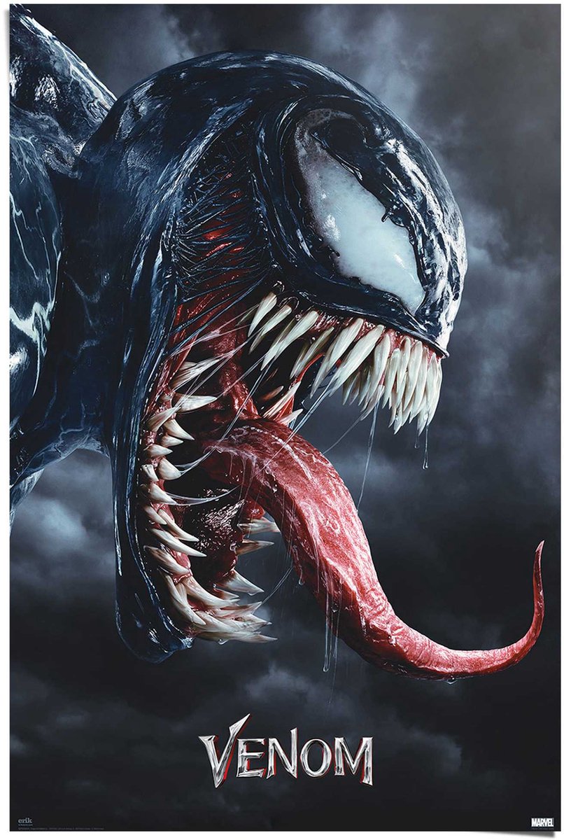 REINDERS Poster Marvel - Venom legacy - 91,5 x 61 - Papier - REINDERS zwart